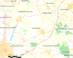 Map commune FR insee code 85089